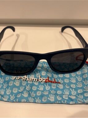 ro•sham•bo Shades Navy blue bendable  Sunglasses